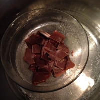 des bâtons à chocolat chaud