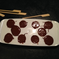 des bâtons à chocolat chaud