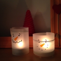 loisirs créatif photophore noël