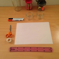 loisirs créatif photophore noël