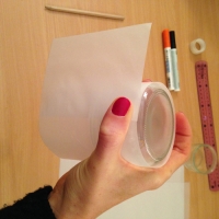 loisirs créatif photophore noël