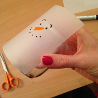 loisirs créatif photophore noël