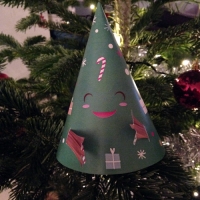 Personnages en papier pour Noël