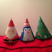 Personnages en papier pour Noël