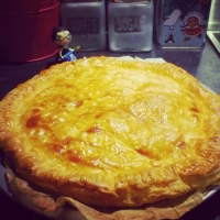 La galette des rois poire, chocolat, amandes. - Image n°11