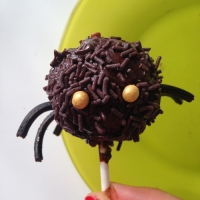 Préparation araignées au chocolat