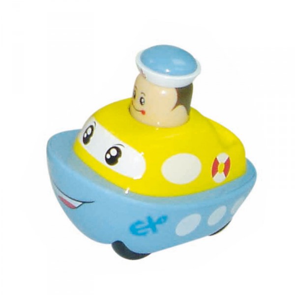 Petit véhicule Press and Go : Bateau - Bloomy-BLY56005-1