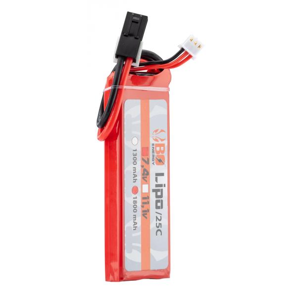 1 stick batterie Lipo 2S 7.4V 1800mAh 25C - A63012