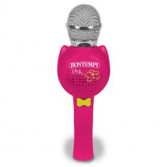 Microphone karaoké sans fil avec haut parleur
