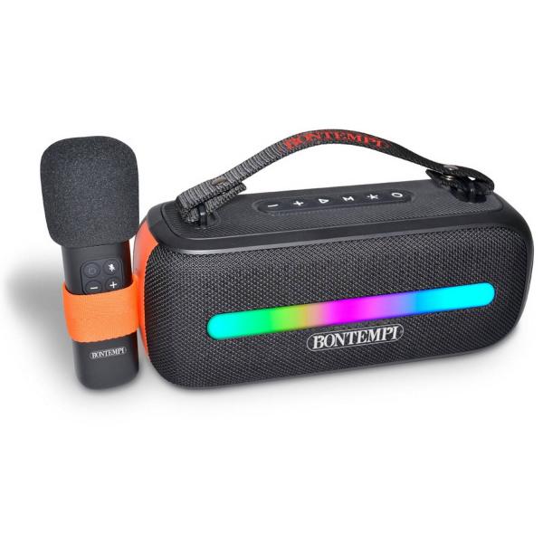 Speaker with wireless microphone and RGB lights - Bontempi-491050