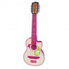 Rosa Plastikgitarre 70 cm