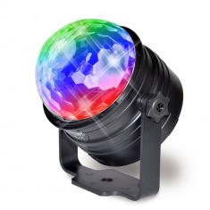 Disco projector with LED lights