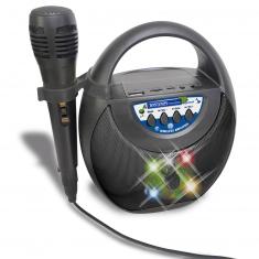 Amplificador con conexión inalámbrica con 1 micrófono efecto eco