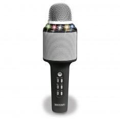 Karaoke microphone with connection