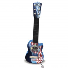 Electronic Folk Guitar Usa Flag