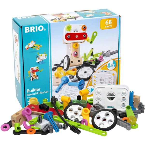 Construction game: Builder box and voice recorder - Brio-34592
