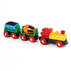 Brio freight train with light