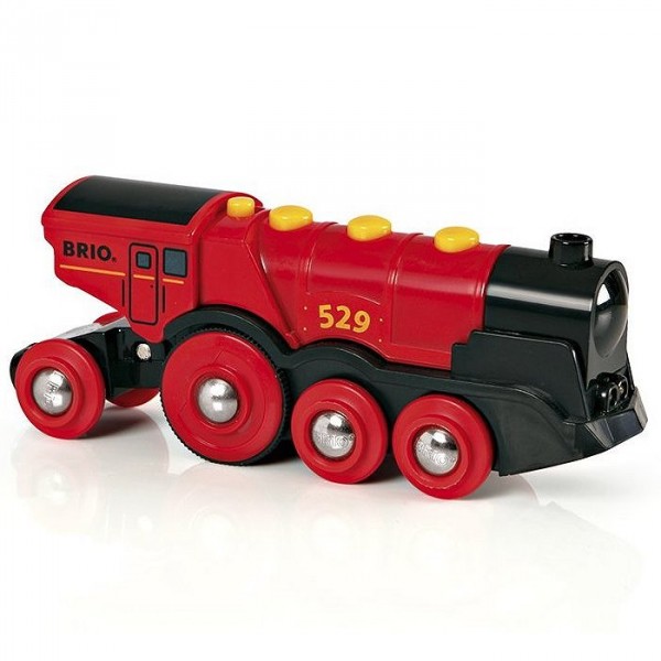 Brio Train: Powerful battery-powered red locomotive - Brio-33592