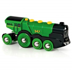 Brio Train: Powerful green battery-powered locomotive