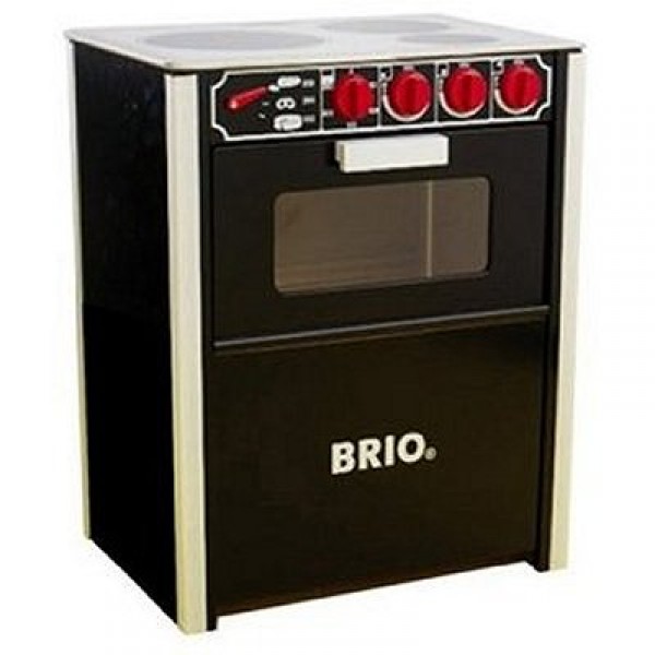 Cuisinière en bois Brio :  Noire - Brio-31356