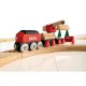 Circuit Train Enfant,Train en Bois (magnétique)& Rails Pack(39 pcs
