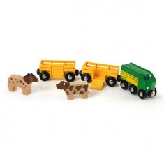 Train Brio : Train des animaux de la ferme