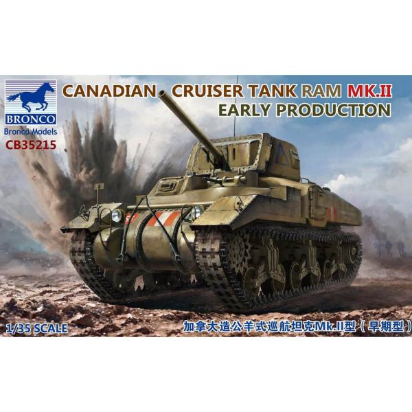 Canadian Cruiser Tank Ram MK.II Early Produktion- 1:35e - Bronco Models - Bronco-CB35215