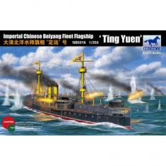 Maqueta de barco:  Imperial Chinese Beiyang Fleet Flagship Ting Yuen