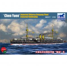 Maquetas de barcos: acorazado de Beiyang Chen Yuen