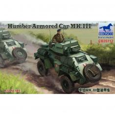 Maqueta de vehículo militar: vehículo blindado Humber MK.III