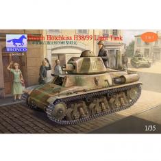 Modellpanzer: Französischer leichter Panzer H38 / 39 (2 Versionen) 