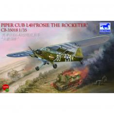 Flugzeugmodell: Piper Cub L4H Rosie the Rocketer