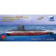 Maquette sous-marin : Sous-marin d'attaque chinois 039G Sung Class