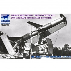 German Rheinmetall'Rheintochter R-2 anti-aircraft missiles a.launcher- 1:35e - Bronco Models