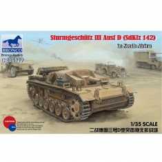 WWII German Assault Gun SturmgeschützIII Ausf D (SdKfz 142) in El Alamein- 1:35e - Bronco Models