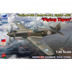 Curtiss P-40C (Hawk 81-A2) Fighter -AVG Flying Tigers- 1:48e - Bronco Models