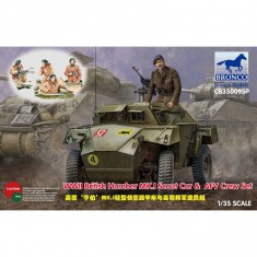 Maquette Véhicule Militaire : WWII British Humber MK.I Scout Car & AFV Crew Set