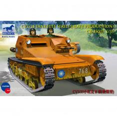 Maqueta de tanque: Tanqueta italiana CV L3 / 35 Serie II