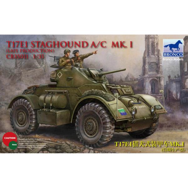 T17E1 Staghound Mk.I Late Production - 1:35e - Bronco Models - Bronco-CB35011