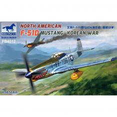 Maquette avion : North americain F-51D Mustang