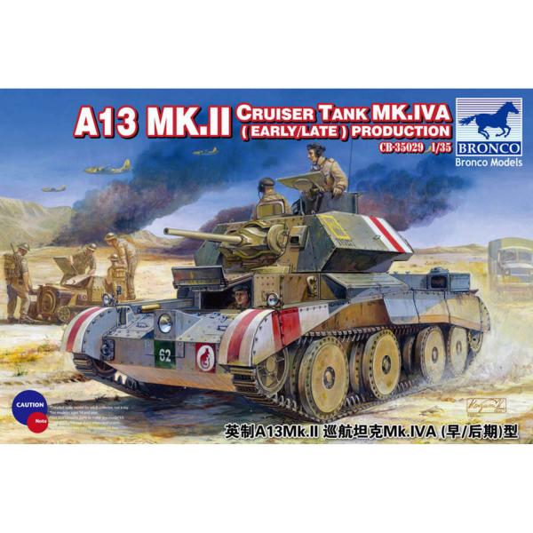 Model tank: cruiser Mk IVA (early / late production) - Bronco-CB35029