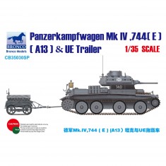 Maquette char : Panzerkampfwagen MK. IV 744(E) (A13)