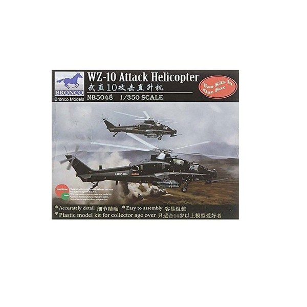Maquette Hélicoptère : WZ-10 - Hélicoptère d'attaque - Bronco-BRM5048