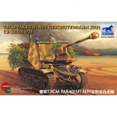 7.5cm Pak40(Sf) auf Geschutzwagen 39H(f) - 1:35e - Bronco Models