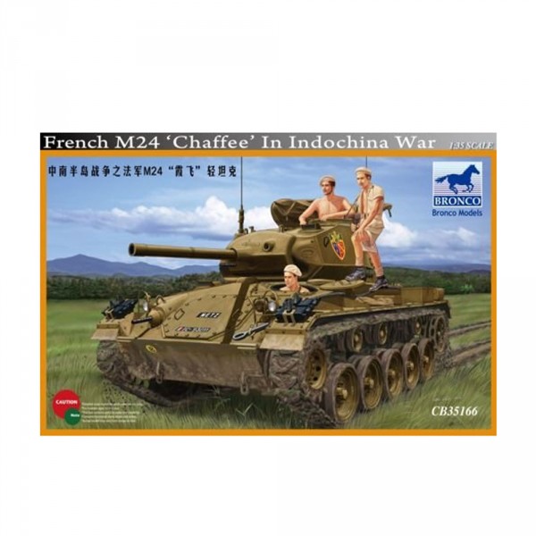 French M24 Chaffee in Indochina War - 1:35e - Bronco Models - Bronco-BRM35166