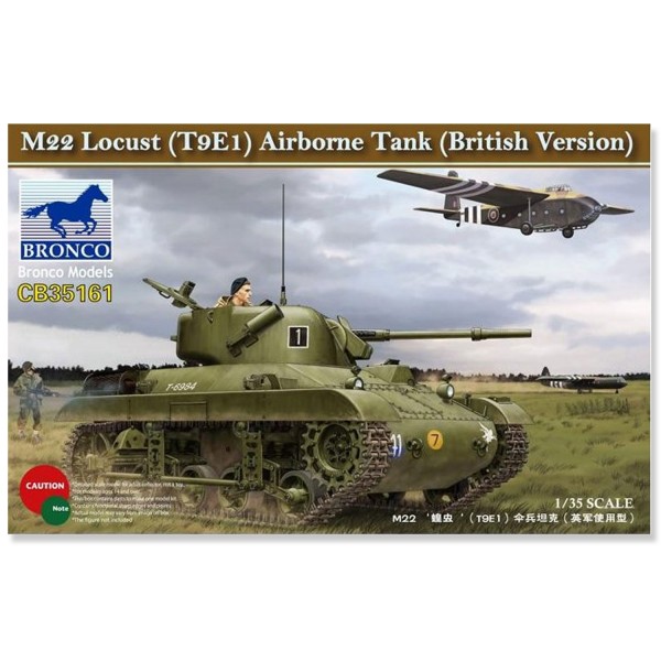 M22 Lucust (T9E1) Airborne Tank (British Version)- 1:35e - Bronco Models - Bronco-BRM35161