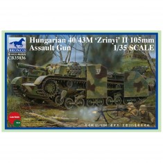 Hungarian 40/43M Zrinyi II 105mm Assault Gun- 1:35e - Bronco Models