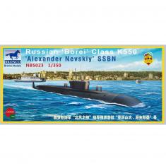 Maqueta de submarino: Ruso 'Borei' Clase K-550 'Alexander Nevskiy