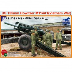Maquette canon : US 155mm Howitzer M114A1 (Vietnam War)