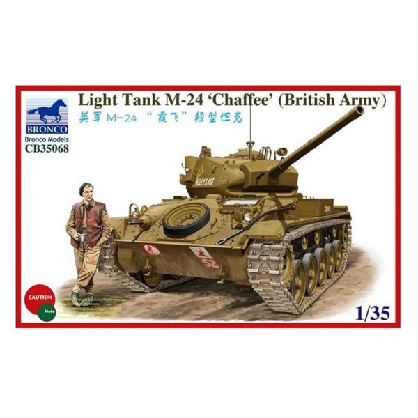 Light Tank M-24 Chaffee (British Version - 1:35e - Bronco Models - Bronco-BRM35068